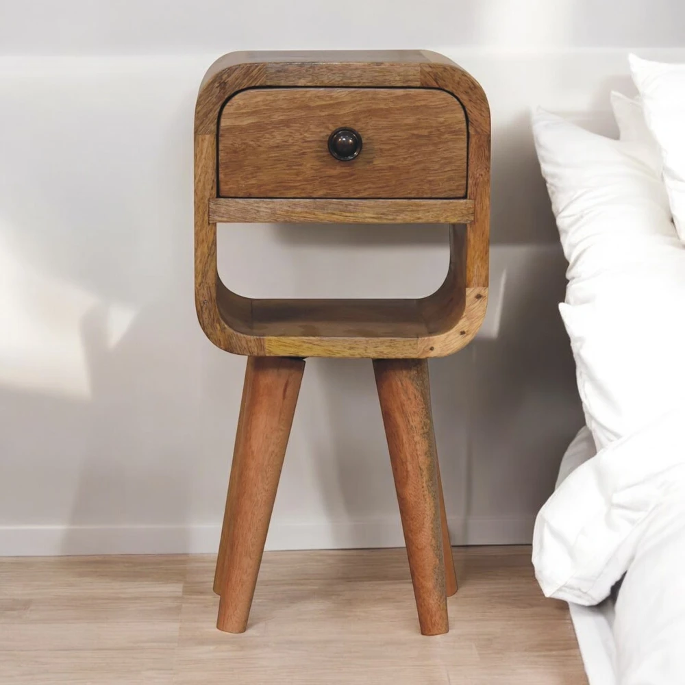 Artisan Furniture Ąžuolo atspalvio mini naktinis staliukas, 20 cm