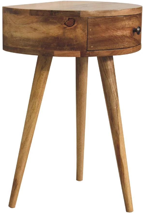 Artisan Furniture Ąžuolo atspalvio mini naktinis staliukas, 40 cm
