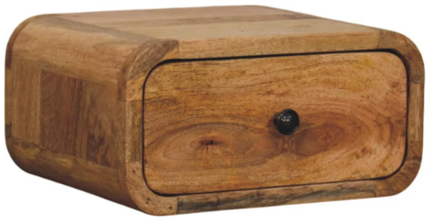 Artisan Furniture Ąžuolo atspalvio mini naktinis staliukas su 1 stalčiumi, 30 cm