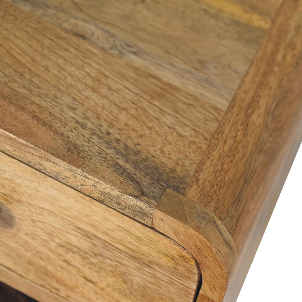 Artisan Furniture Ąžuolo atspalvio mini naktinis staliukas, 30 cm