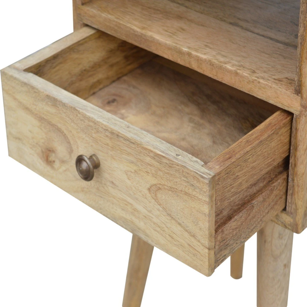 Artisan Furniture Ąžuolo atspalvio mini naktinis staliukas, 30 cm