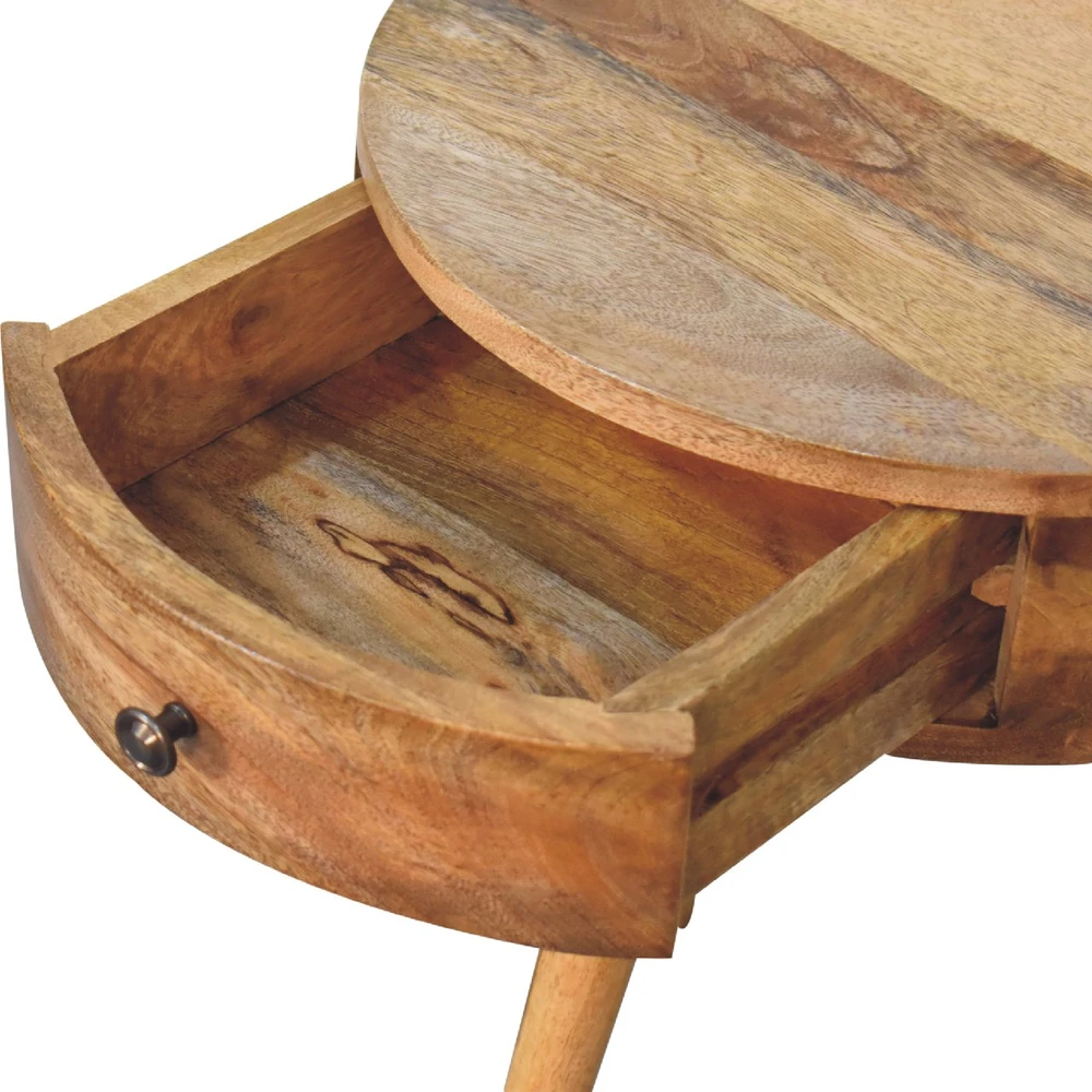 Artisan Furniture Ąžuolo atspalvio mini naktinis staliukas, 40 cm