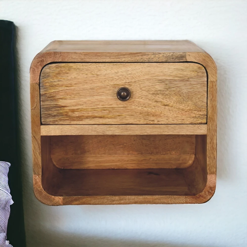 Artisan Furniture Ąžuolo atspalvio mini naktinis staliukas, 30 cm