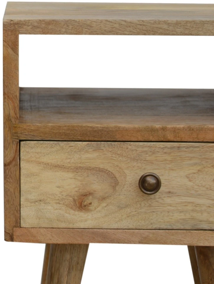 Artisan Furniture Ąžuolo atspalvio mini naktinis staliukas, 30 cm