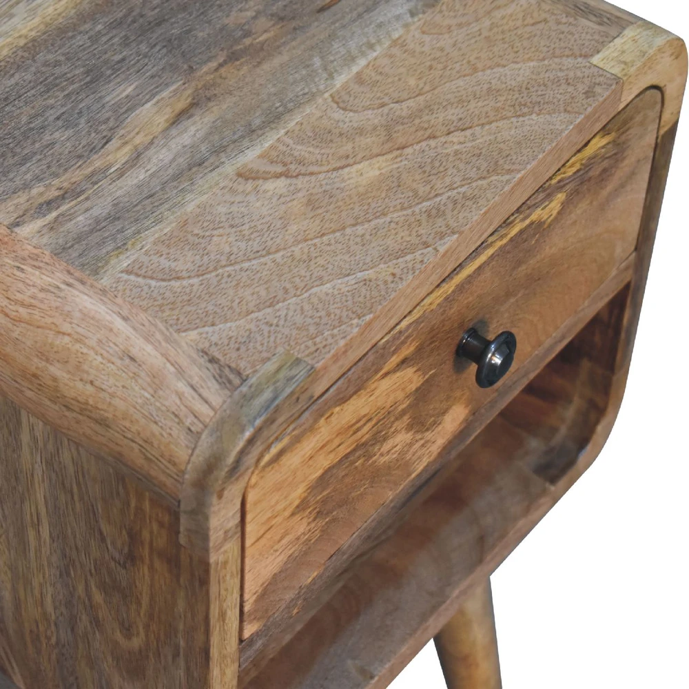Artisan Furniture Ąžuolo atspalvio mini naktinis staliukas, 30 cm