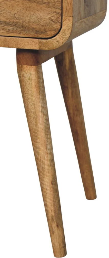 Artisan Furniture Ąžuolo atspalvio mini naktinis staliukas su 1 stalčiumi, 30 cm