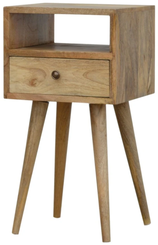 Artisan Furniture Ąžuolo atspalvio mini naktinis staliukas, 30 cm
