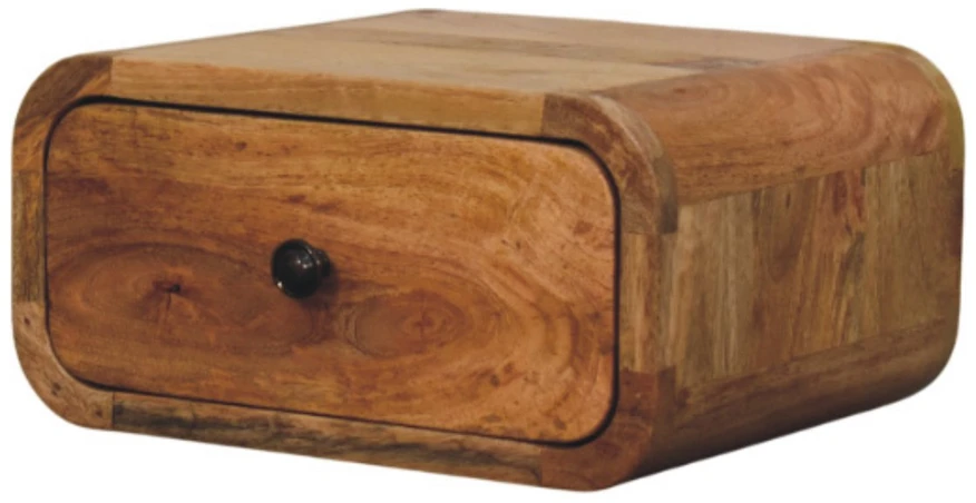 Artisan Furniture Ąžuolo atspalvio mini naktinis staliukas su 1 stalčiumi, 30 cm