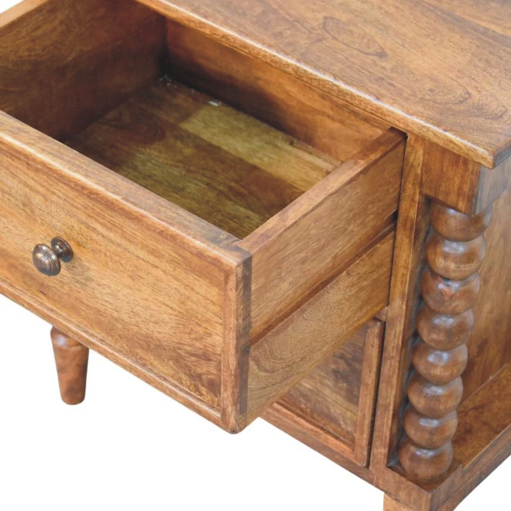 Artisan Furniture Ąžuolo atspalvio naktinis staliukas, 55 cm
