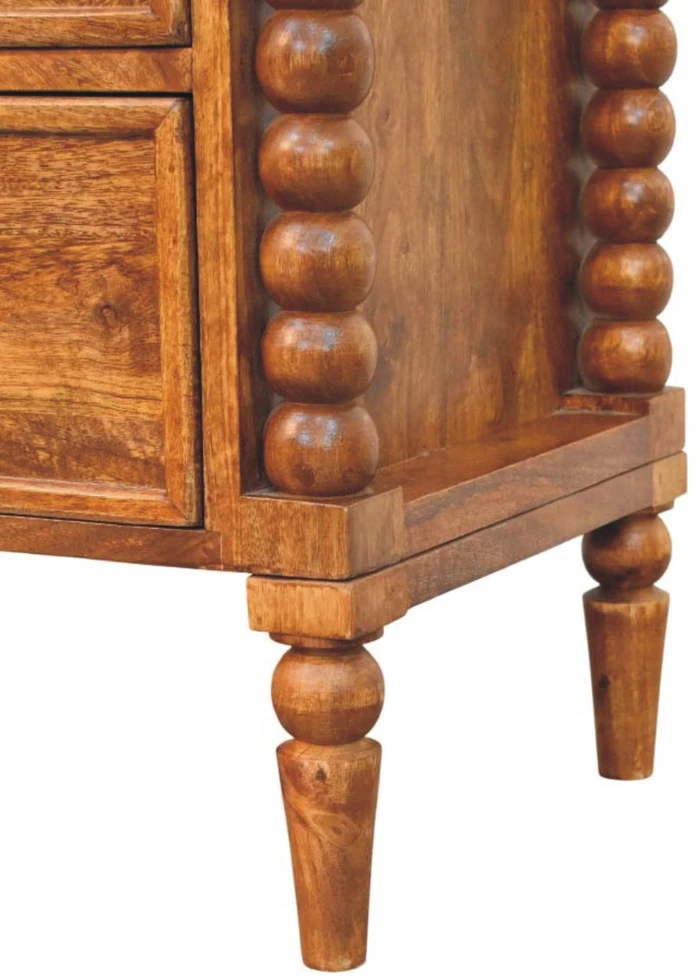 Artisan Furniture Ąžuolo atspalvio naktinis staliukas, 55 cm