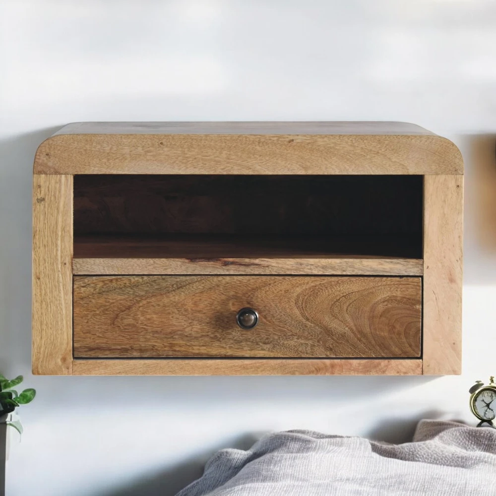 Artisan Furniture Ąžuolo atspalvio naktinis staliukas, 45 cm