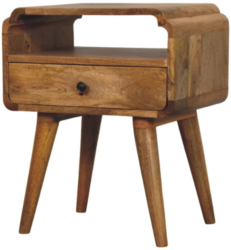 Artisan Furniture Ąžuolo atspalvio naktinis staliukas, 45 cm