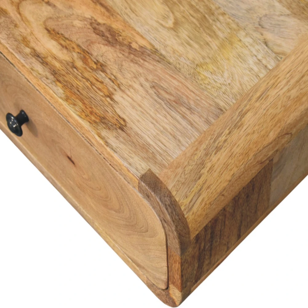 Artisan Furniture Ąžuolo atspalvio naktinis staliukas su 1 stalčiumi, 45 cm