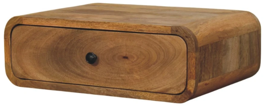 Artisan Furniture Ąžuolo atspalvio naktinis staliukas su 1 stalčiumi, 45 cm