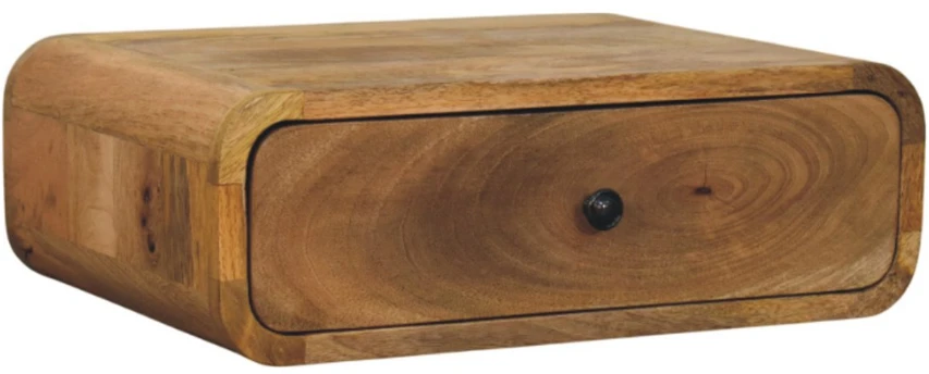 Artisan Furniture Ąžuolo atspalvio naktinis staliukas su 1 stalčiumi, 45 cm