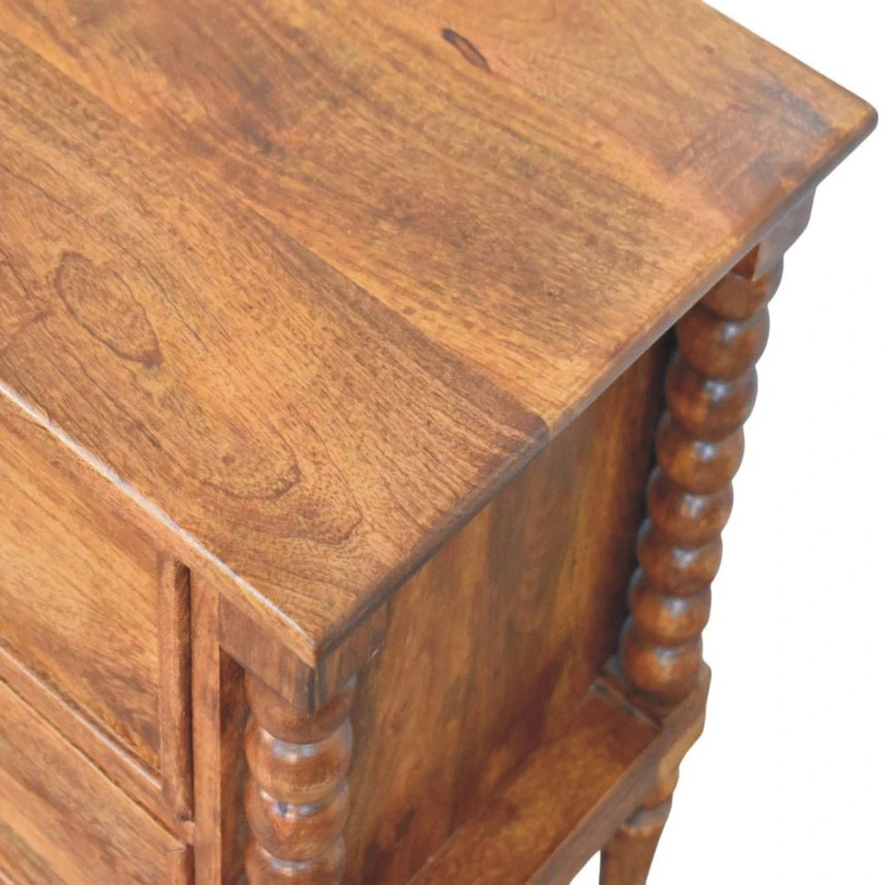 Artisan Furniture Ąžuolo atspalvio naktinis staliukas, 55 cm