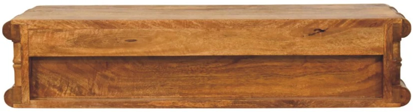 Artisan Furniture Bamboo prie sienos montuojamas mango medienos konsolinis staliukas