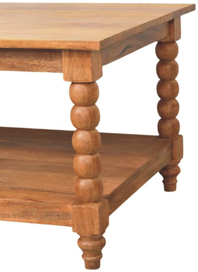 Artisan Furniture Barley Twist mango medienos kavos staliukas