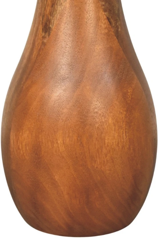 Artisan Furniture Base lenktų formų mango medienos šoninis staliukas