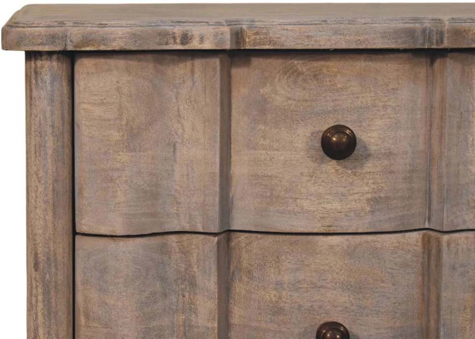 Artisan Furniture Beaumont lenktų formų naktinis staliukas