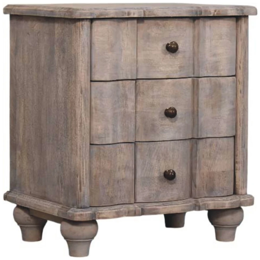 Artisan Furniture Beaumont lenktų formų naktinis staliukas