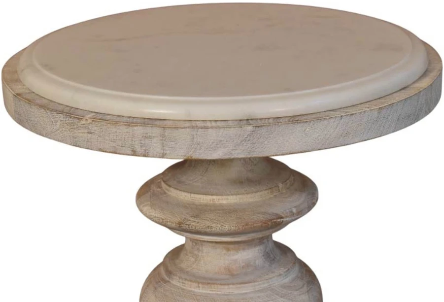Artisan Furniture Bellis akcentinis staliukas su marmuriniu stalviršiu