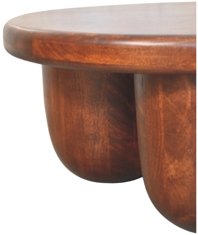 Artisan Furniture Clara Sculpted mango medienos kavos staliukas