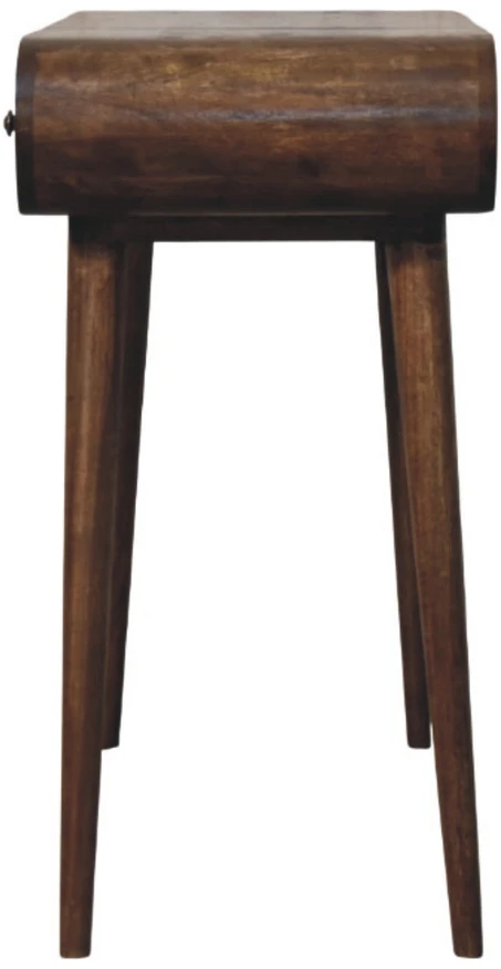 Artisan Furniture Contour Curve Dressing mango medienos kosmetinis staliukas