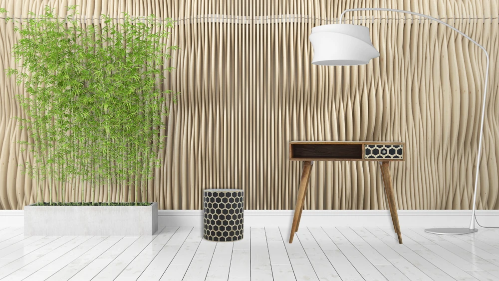 Artisan Furniture Dekoratyvinė taburetė su kaulo inkrustacija