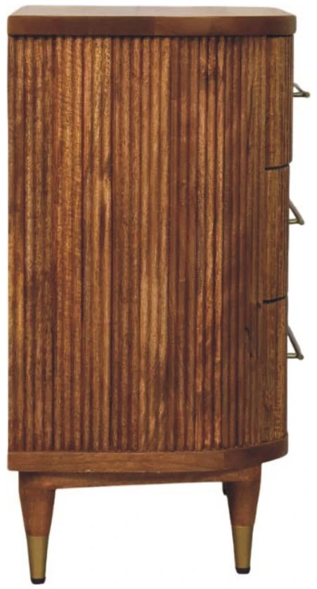 Artisan Furniture Emerson komoda su reljefiniais fasadais ir 3 stalčiais