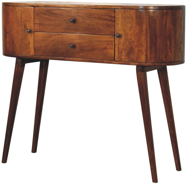 Artisan Furniture Grove mango medienos konsolinis staliukas, kaštono atspalvio