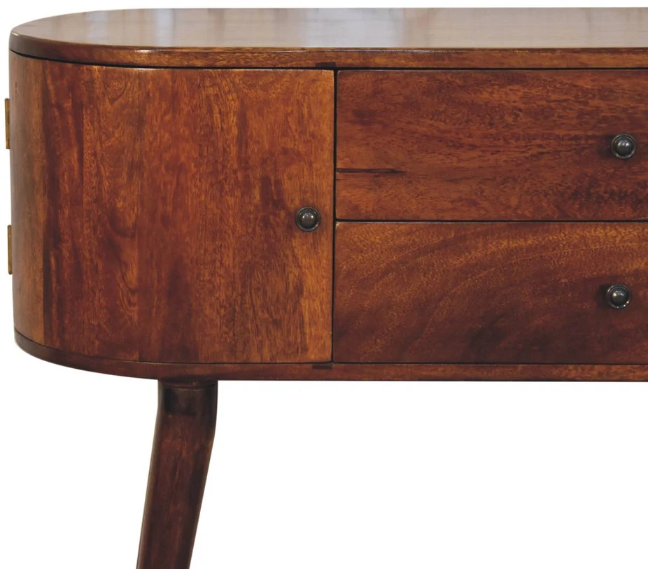 Artisan Furniture Grove mango medienos konsolinis staliukas, kaštono atspalvio