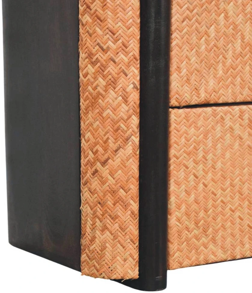 Artisan Furniture Havana Weave mango medienos komoda su 3 stalčiais