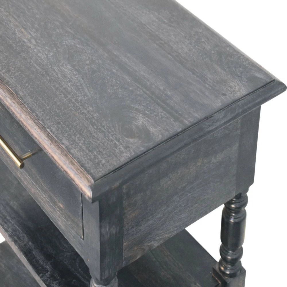Artisan Furniture Heritage šoninis staliukas su tekintomis kojelėmis