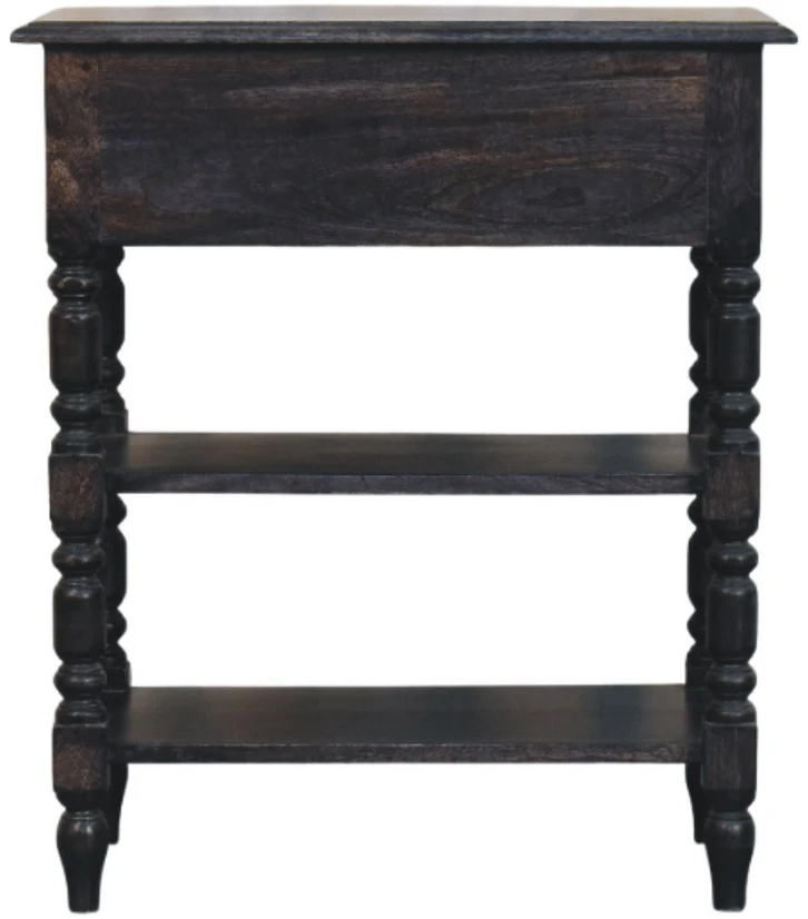 Artisan Furniture Heritage šoninis staliukas su tekintomis kojelėmis