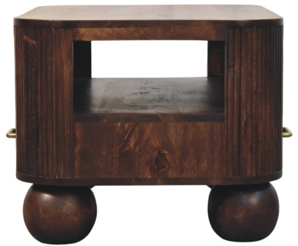 Artisan Furniture Kavos staliukas su rutulio formos kojelėmis