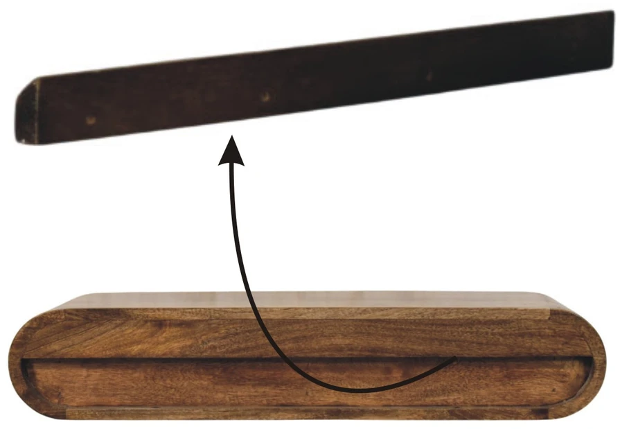 Artisan Furniture Konsolinis staliukas su 2 stalčiais, 80 cm