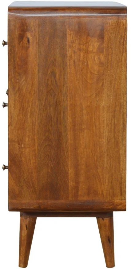 Artisan Furniture Lenkta Riešutmedžio komoda