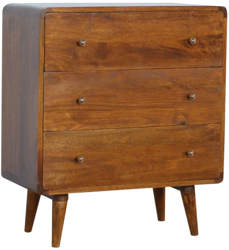 Artisan Furniture Lenkta Riešutmedžio komoda