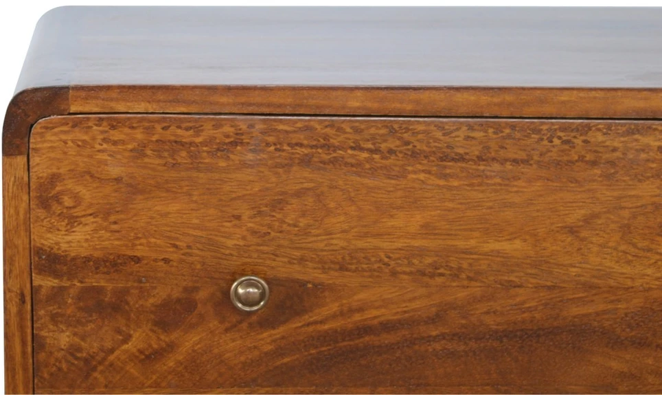 Artisan Furniture Lenkta Riešutmedžio komoda