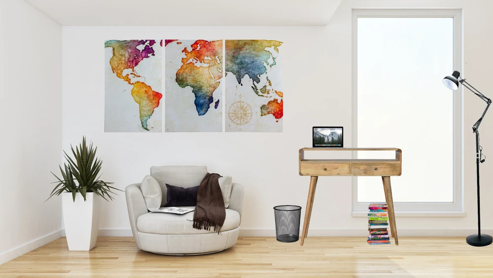 Artisan Furniture Lenktas Ąžuolo konsolinis staliukas