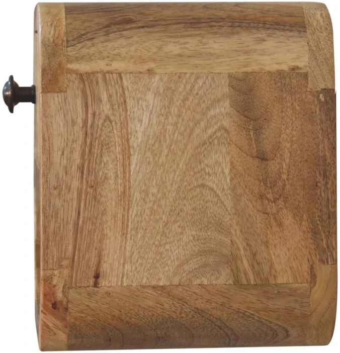 Artisan Furniture Lenktas Ąžuolo mini naktinis staliukas, 20 cm