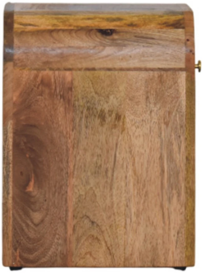 Artisan Furniture Lenktas Ąžuolo Mini naktinis staliukas