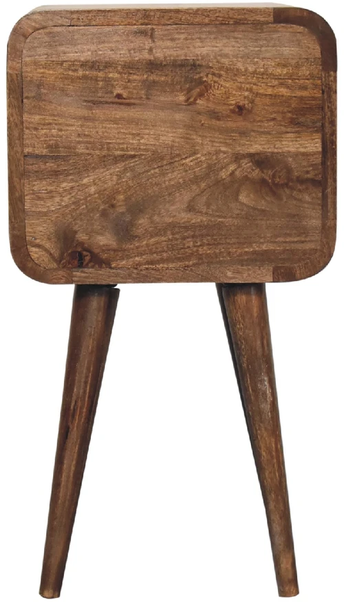 Artisan Furniture Lenktas mini naktinis staliukas, 30 cm