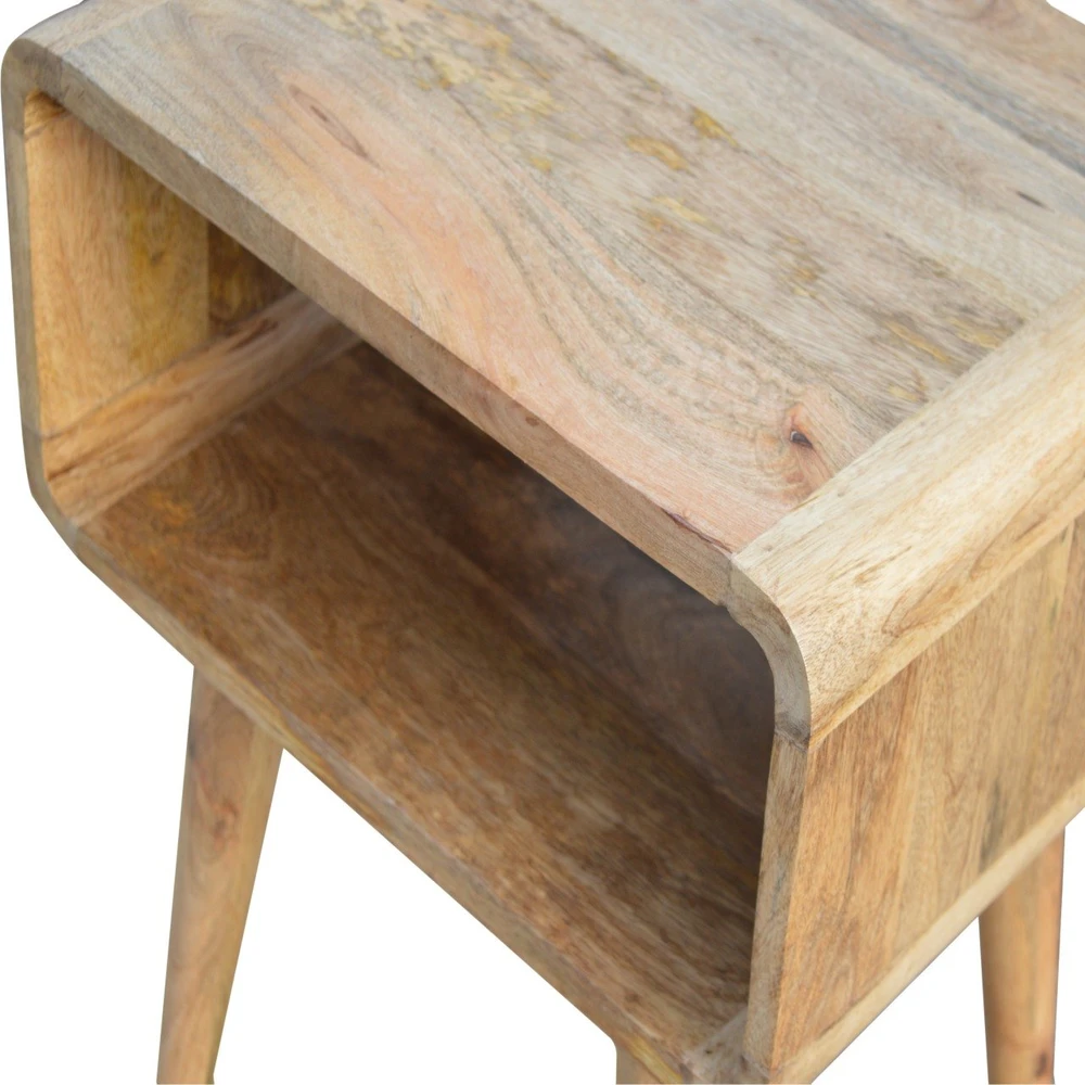 Artisan Furniture Lenktas naktinis staliukas, 45 cm