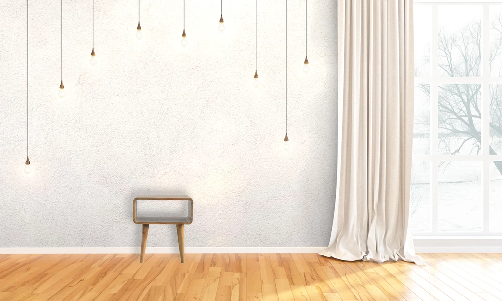 Artisan Furniture Lenktas naktinis staliukas, 45 cm