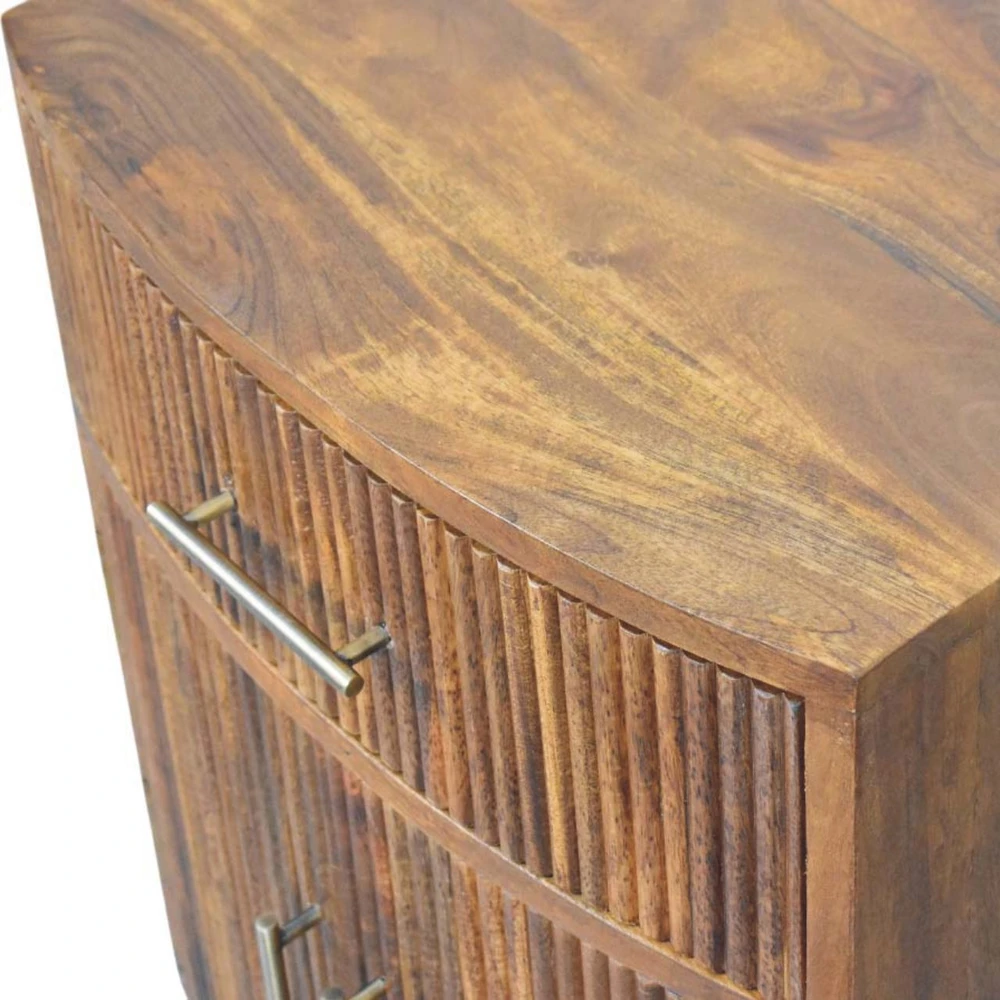 Artisan Furniture Lenktas naktinis staliukas, 50 cm