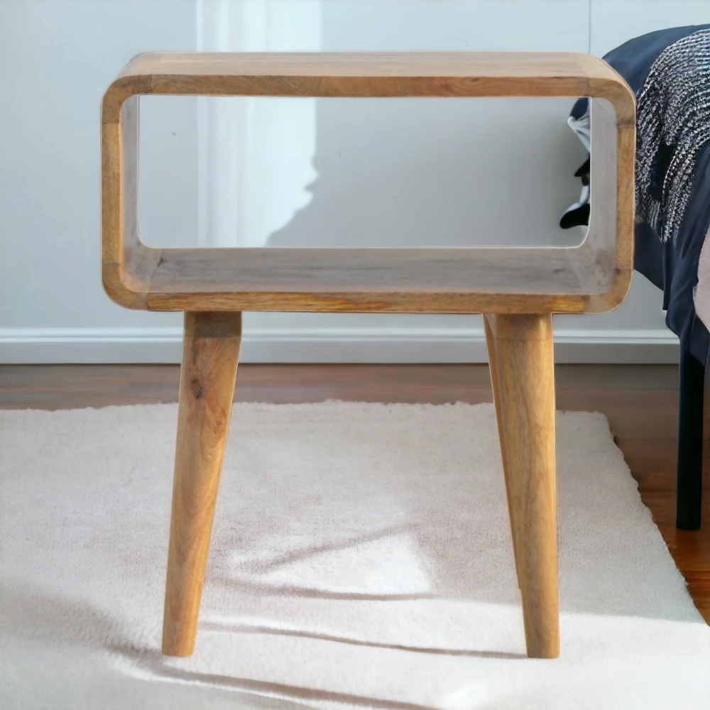 Artisan Furniture Lenktas naktinis staliukas, 45 cm