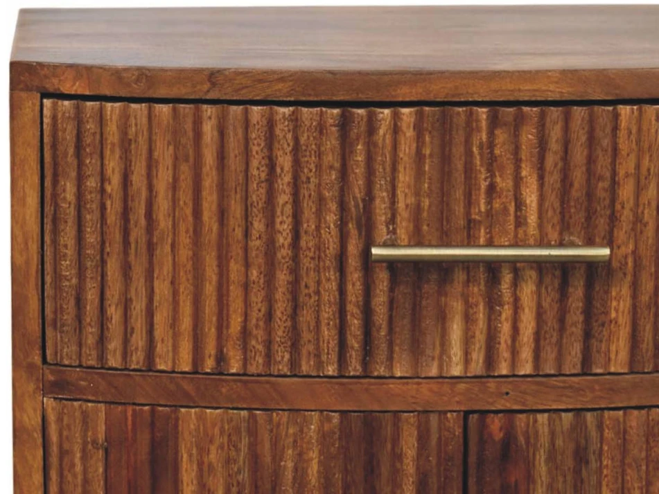 Artisan Furniture Lenktas naktinis staliukas, 50 cm