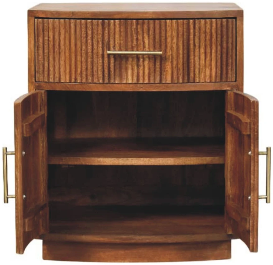 Artisan Furniture Lenktas naktinis staliukas, 50 cm